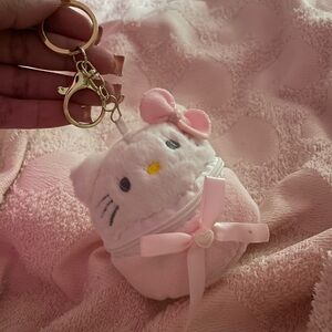 Hello kitty Cute Pink Plush Keychain